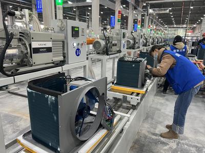 徐州盈量空調正式投產 7個月零20天創下投產新速度，為睢寧智能制造注入強勁動能